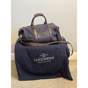 Lucchese Everyday Waxed Canvas Weekender Duffel Bag